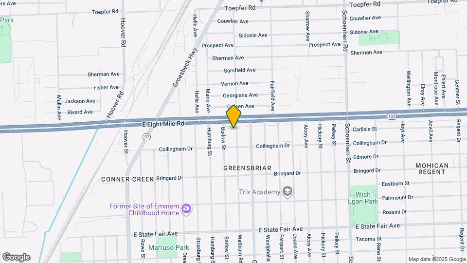 20567 Waltham St Map and Location Details