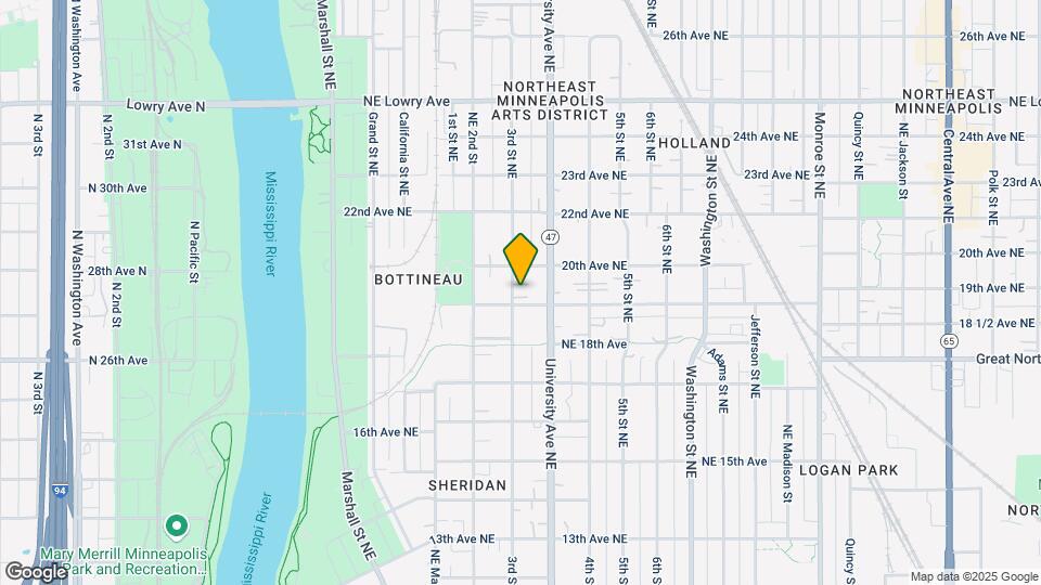 1907 3rd St NE Map and Location Details