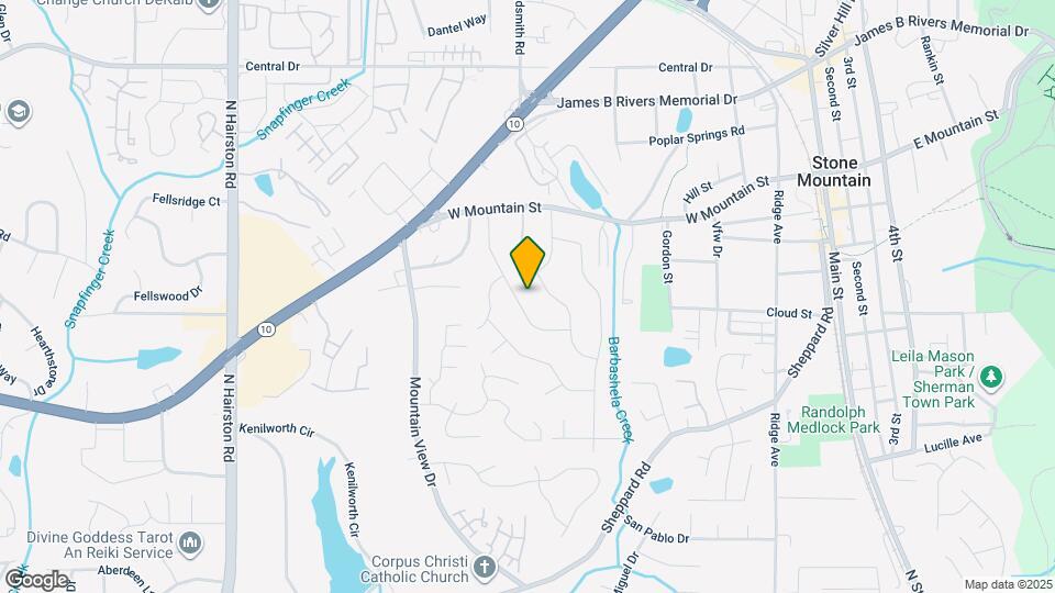 883 Meadow Rock Dr Mapa y Detalles de la Ubicación