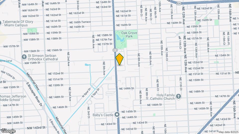 15201 NE 6th Ave Map and Location Details