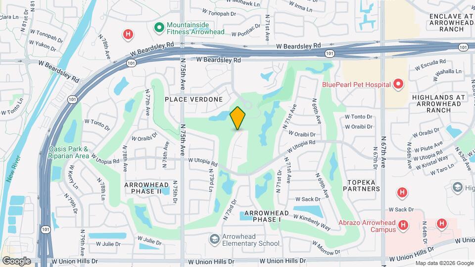 19632 N 73rd Ave Map and Location Details