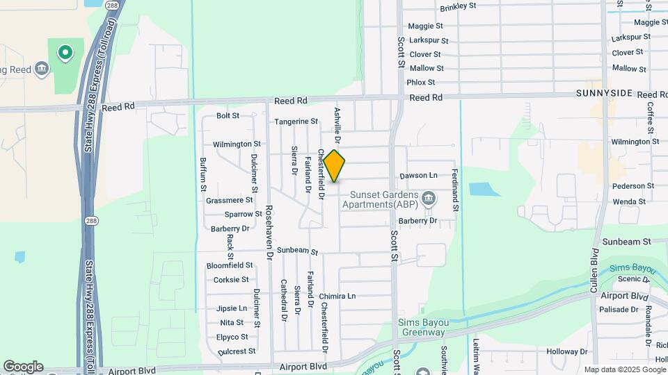 9514 Ashville Dr Mapa y Detalles de la Ubicación