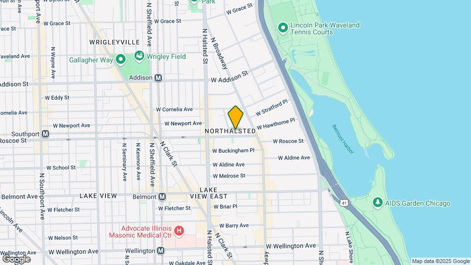 660 W Roscoe St, Unit 3N Map and Location Details