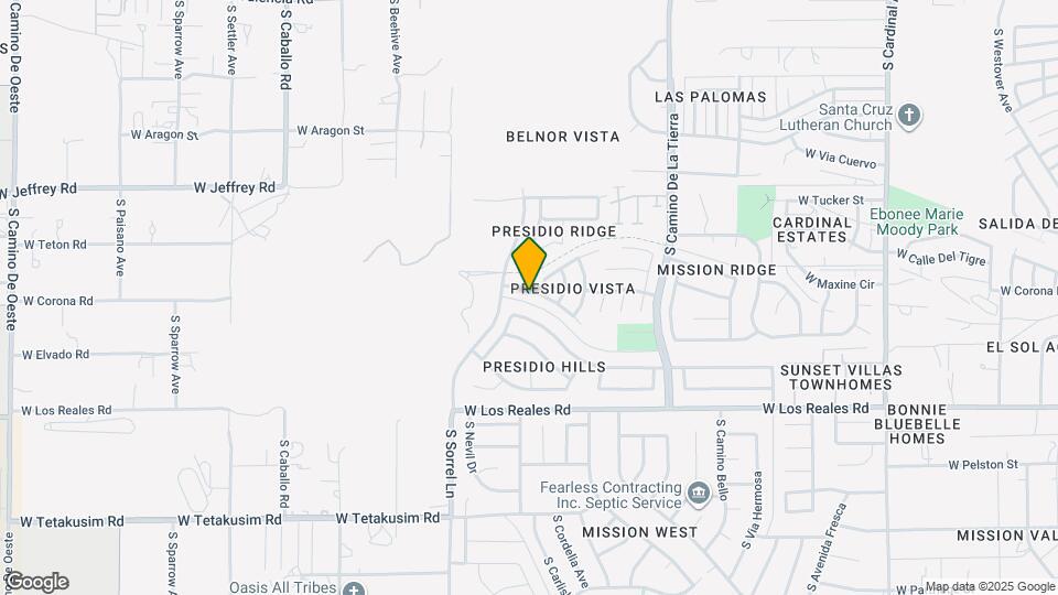 3621 W Avenida Vera Cruz Map and Location Details