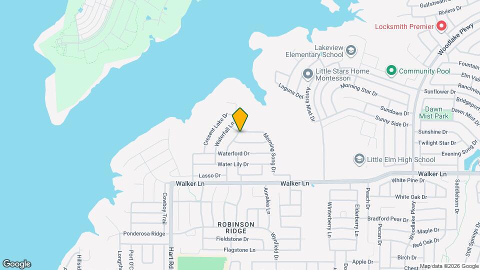 1404 Whitewater Dr Map and Location Details