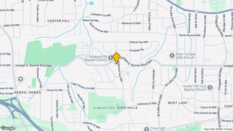 308 Anderson Ave NW Map and Location Details