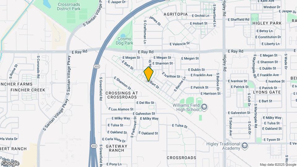 2721 E Bart St Map and Location Details