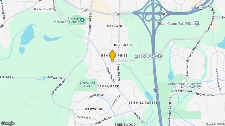 3628 Hampshire Park Way Map and Location Details