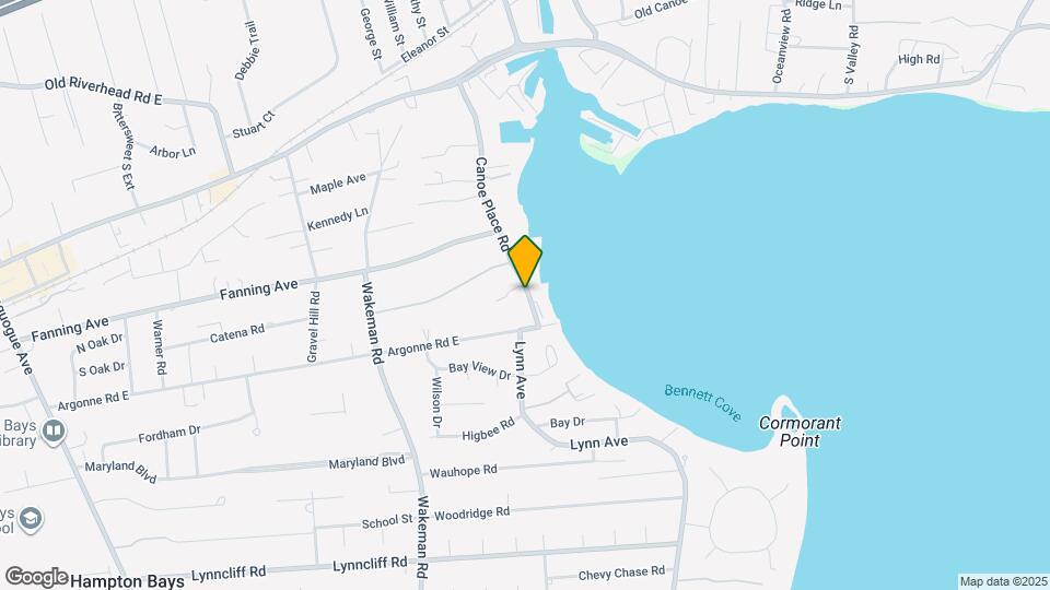 62 Canoe Place Rd Map and Location Details