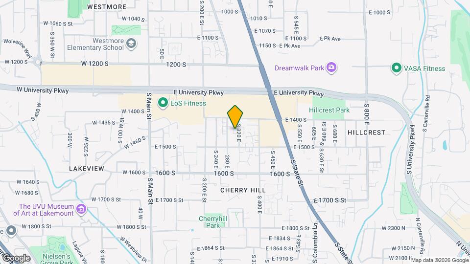 1444 S 320 E Map and Location Details