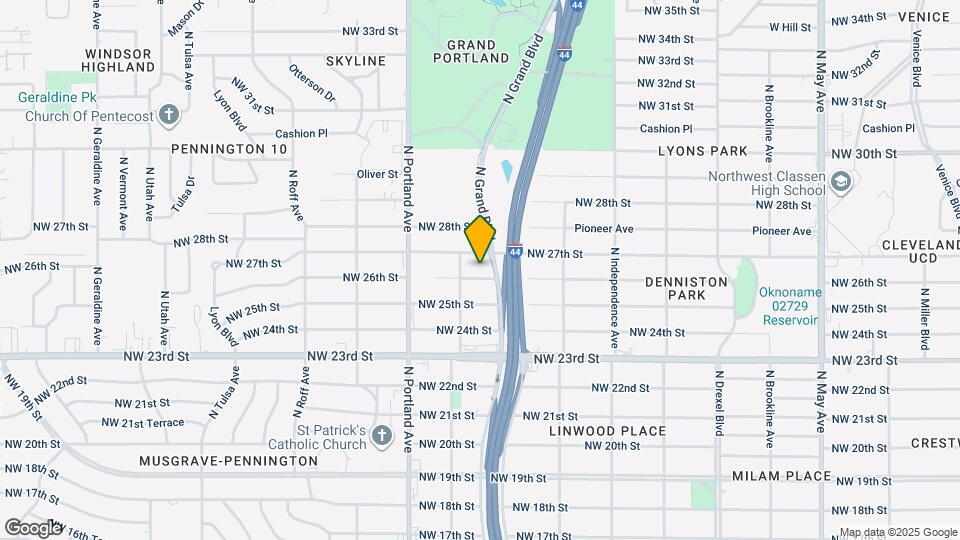 3513 NW 26th St Map and Location Details