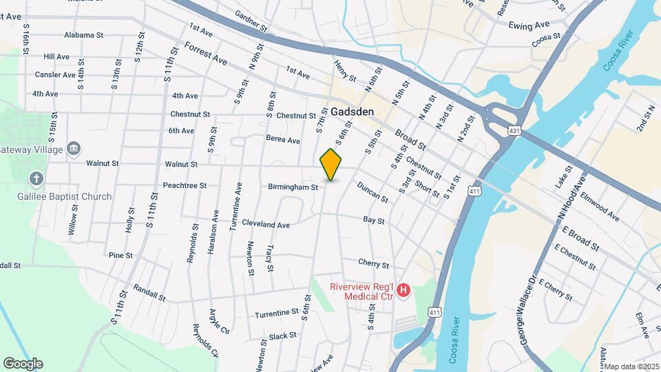 308 S 5th St Map and Location Details