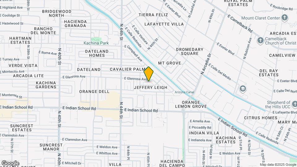 4540 E Heatherbrae Dr Map and Location Details