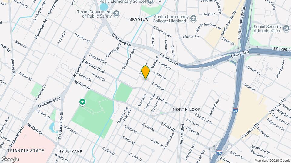 5313 Avenue F Map and Location Details