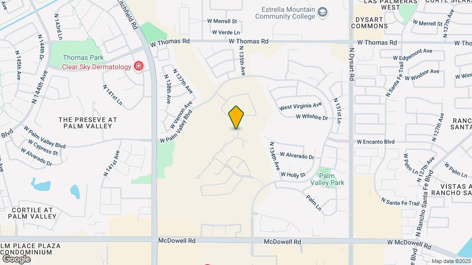 2290 N 135th Dr Map and Location Details