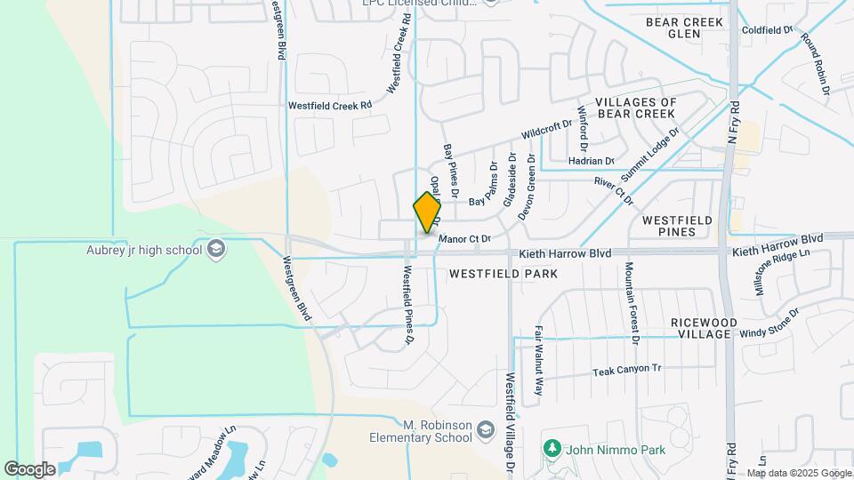 21903 Silverfield Park Ln Map and Location Details