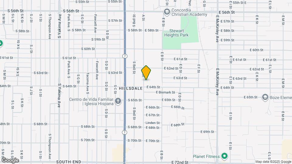 6235 A St Map and Location Details