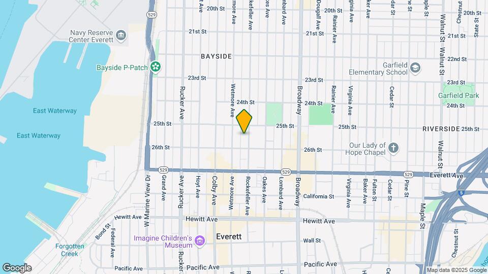 2520 Rockefeller Ave Map and Location Details