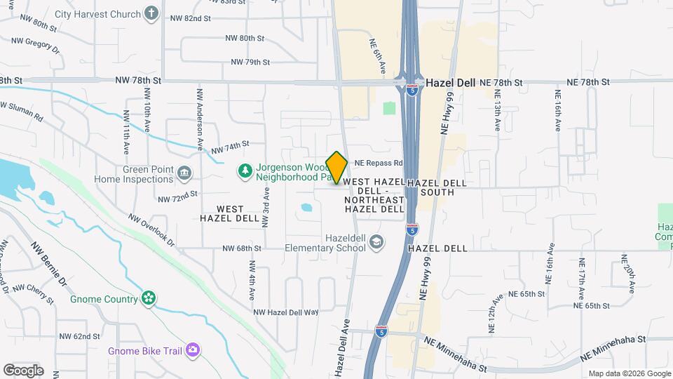 7106 NE Hazel Dell Ave Map and Location Details