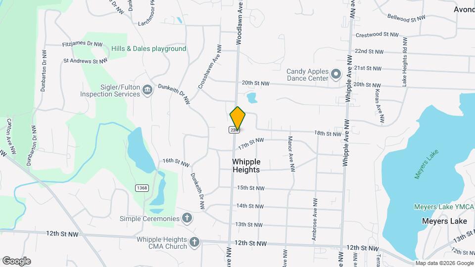 1752 Woodlawn Ave NW Mapa y Detalles de la Ubicación