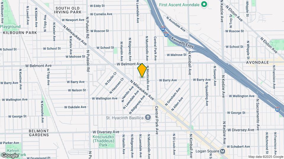 3101 N Lawndale Ave Map and Location Details