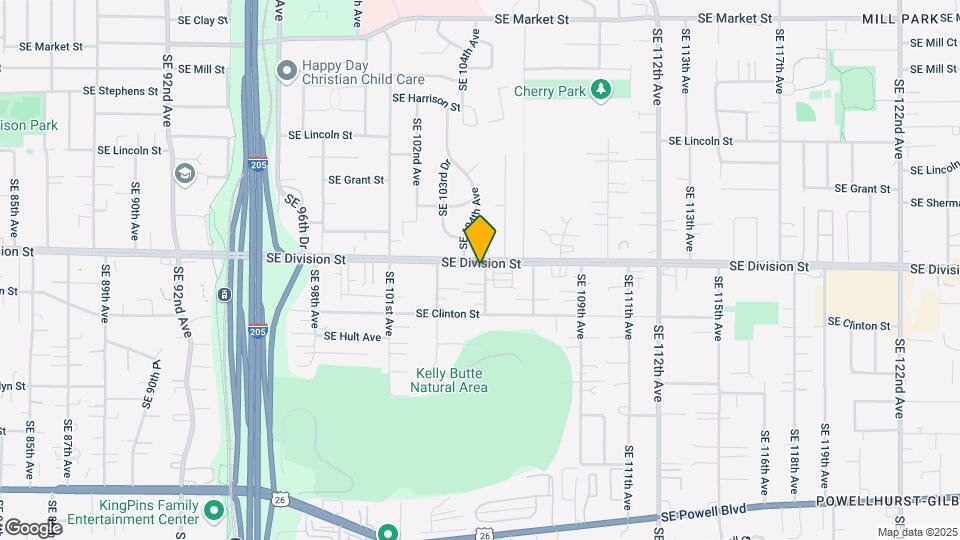 10440 SE Division St Map and Location Details