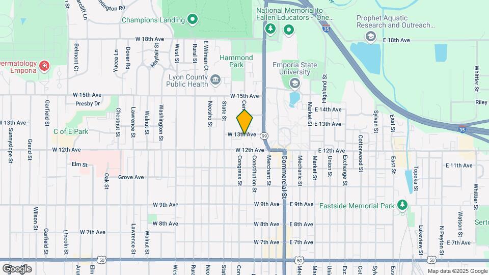 Center Street Apartments Map and Location Details