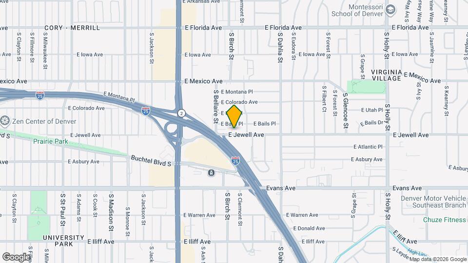 4411 E Jewell Ave Map and Location Details