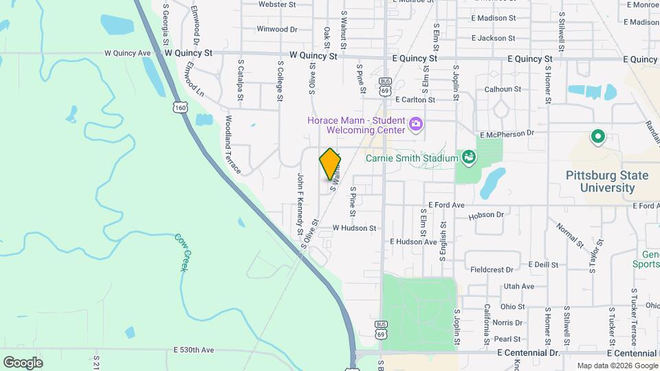 1728 S Walnut St Map and Location Details