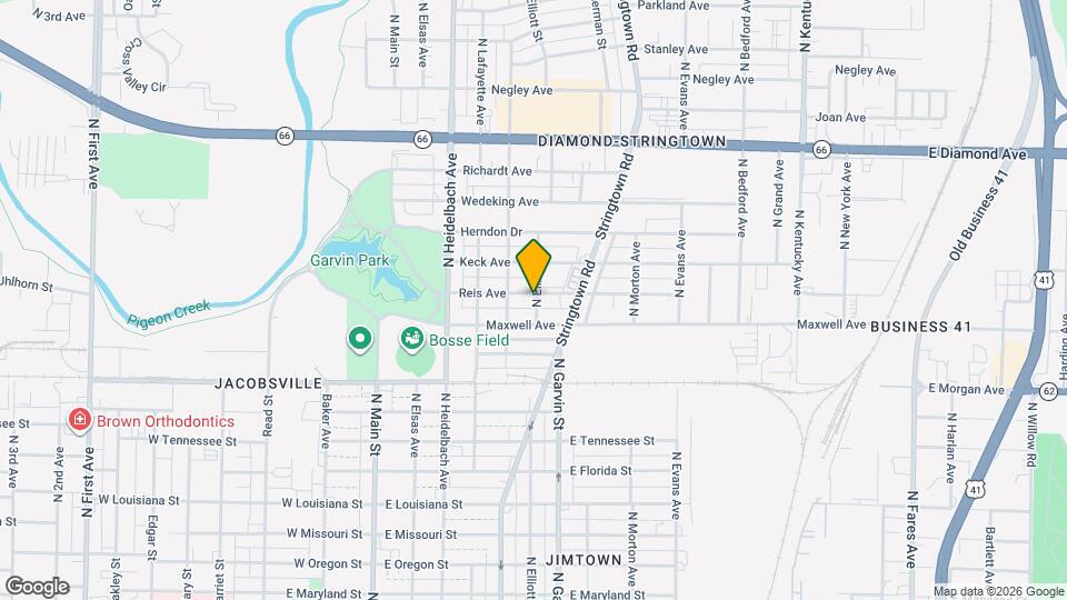 421 Reis Ave Map and Location Details