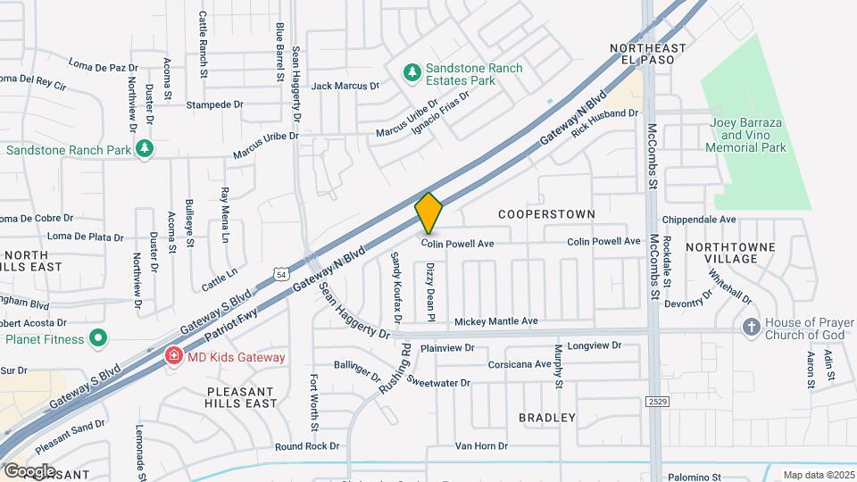5341 Colin Powell Ave Map and Location Details