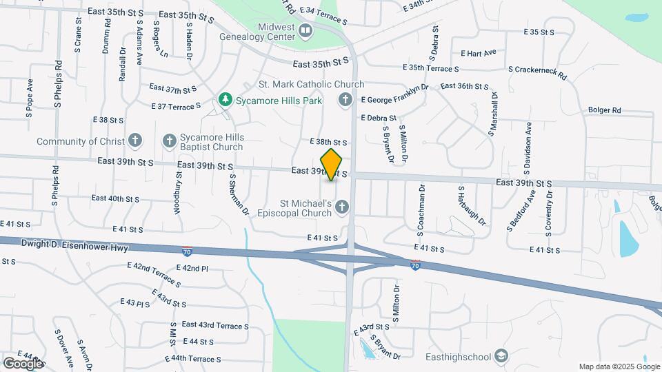 3908 S Summit Ridge Dr Map and Location Details