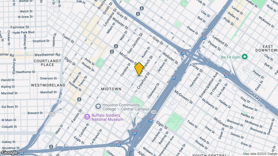 2717 La Branch St Map and Location Details