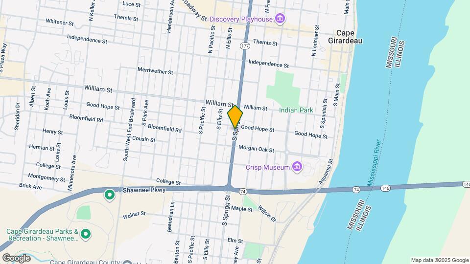 301 S Sprigg St Mapa y Detalles de la Ubicación