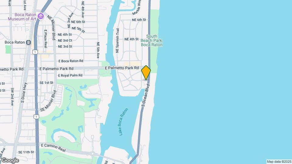 201 S Ocean Blvd Map and Location Details