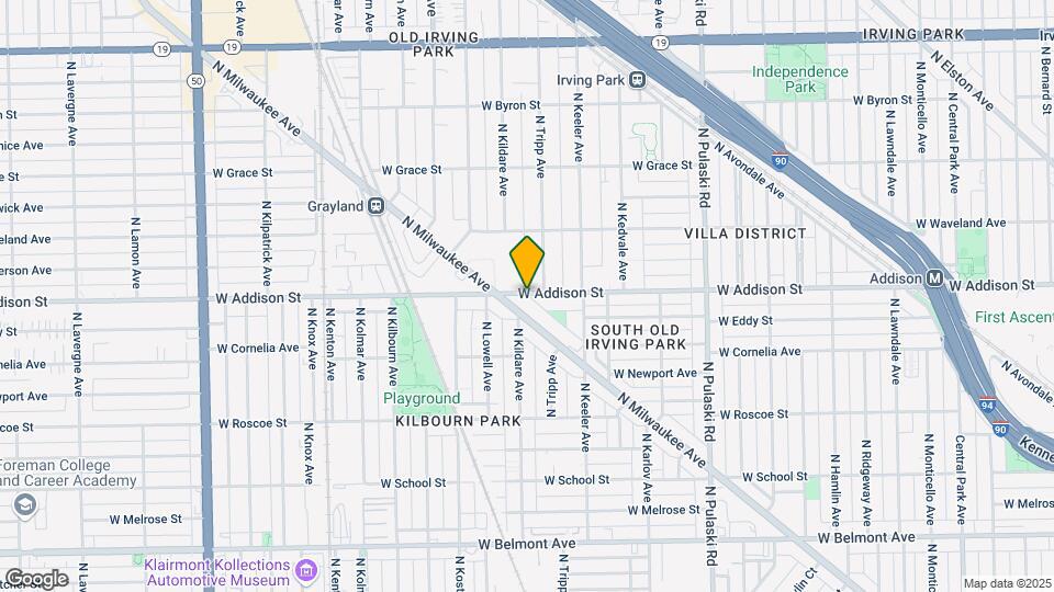 4259 W Addison St Map and Location Details