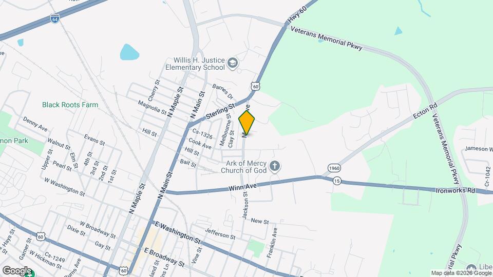 222 Mutual Ave Map and Location Details