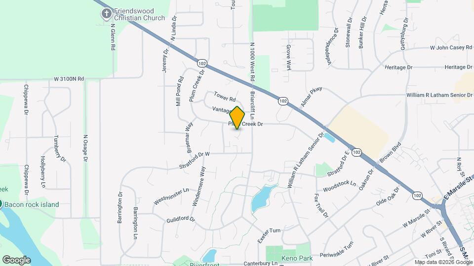 475 Plum Creek Ct Map and Location Details