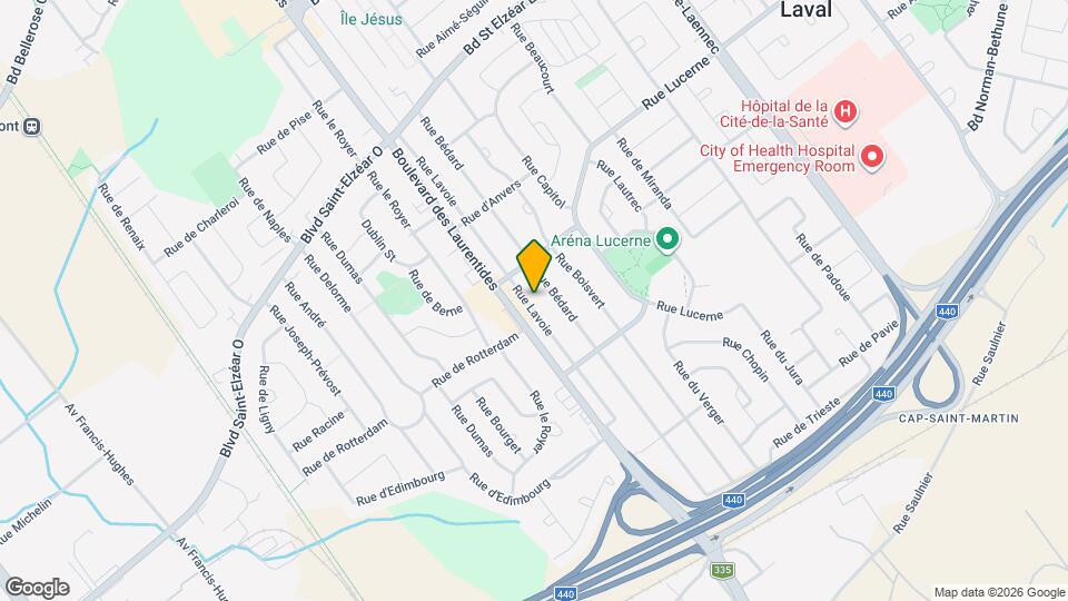 1753A Lavoie St Map and Location Details