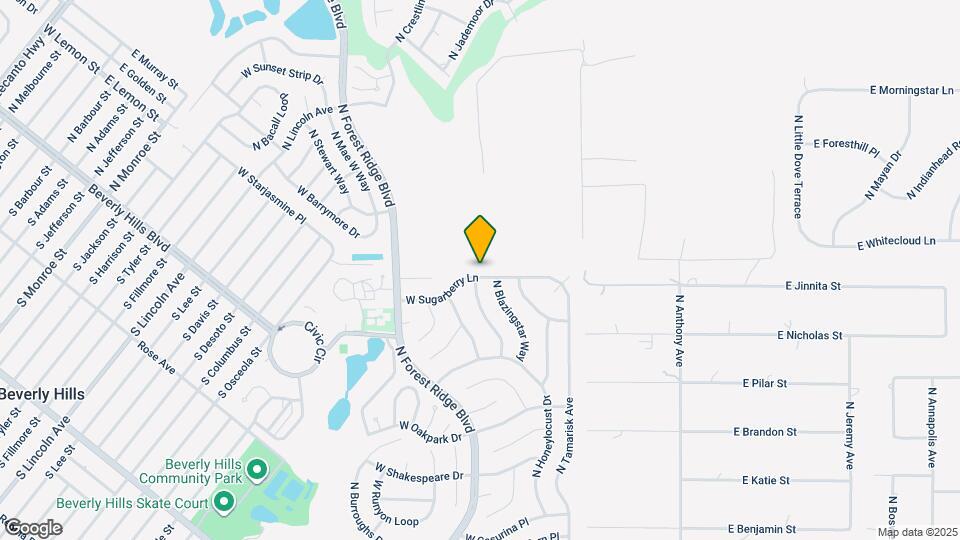 273 W Sugarberry Ln Mapa y Detalles de la Ubicación