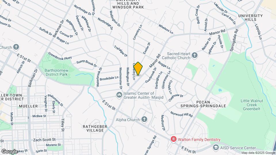 5412 Manor Rd Map and Location Details