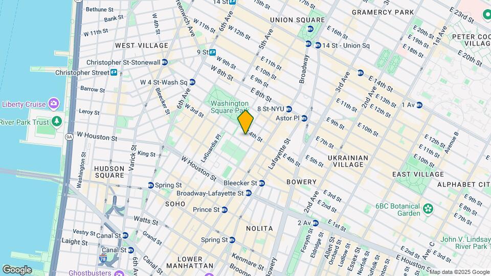 1 W 3rd St Mapa y Detalles de la Ubicación