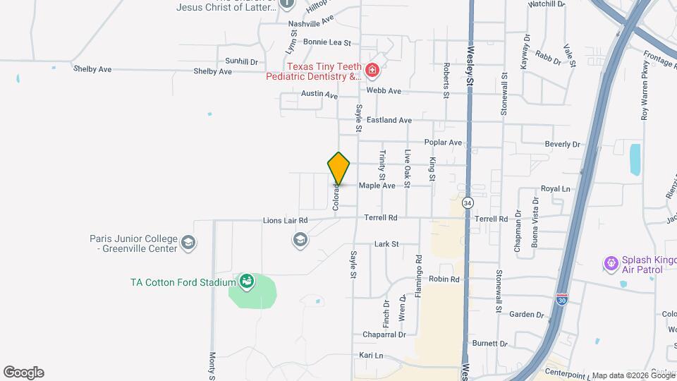 3313 Maple Ave Map and Location Details