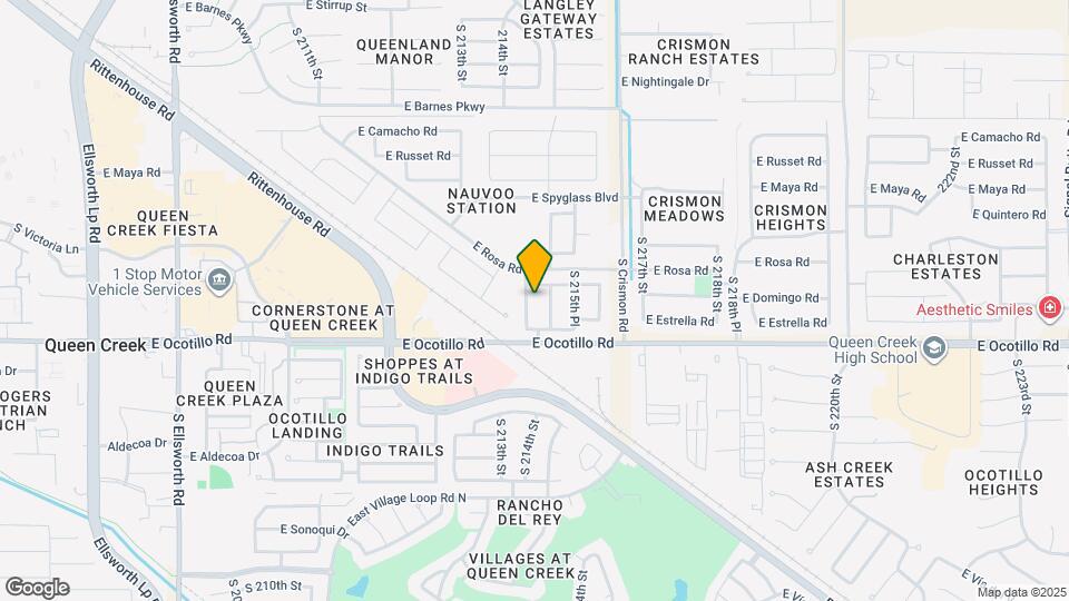 21853 S 214th St Map and Location Details