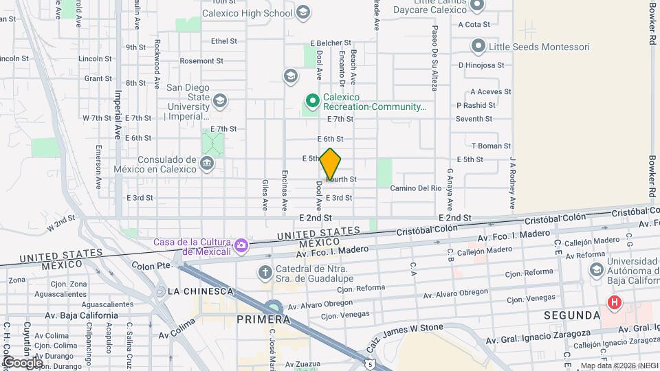 912 Fourth St Map and Location Details