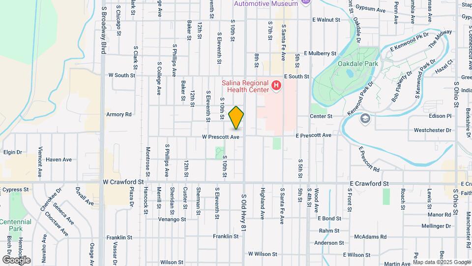 410 W Prescott Ave Map and Location Details