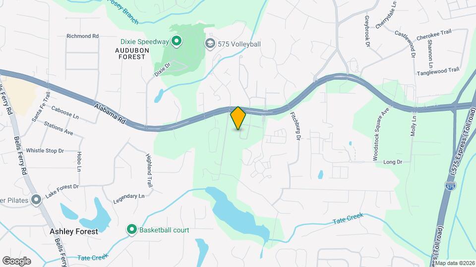 405 Lanier Cir Map and Location Details