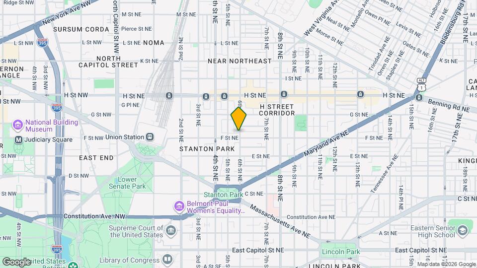 522 F St NE Map and Location Details