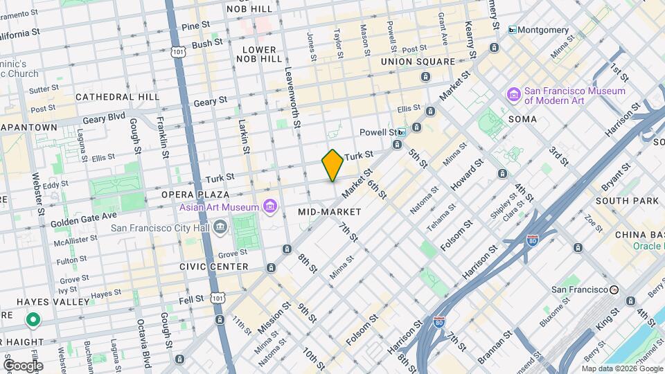 50 Jones Mapa y Detalles de la Ubicación