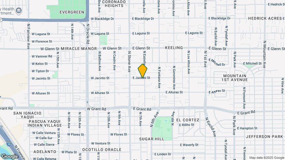 132 E Jacinto St Map and Location Details